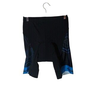 Beroy Cycling Shorts Black Spandex Bicycle Outdoors Active Fitness - Size Large